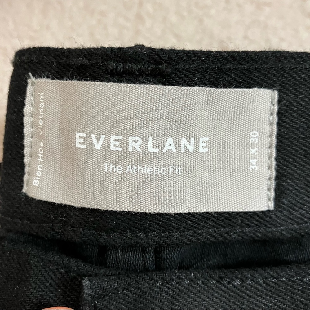 Everlane Athletic Fit Jeans - black - NWT - men’s 34 x 30